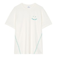 тениска,дамски,топове,ps,paul,smith,women's,happy,regular,fit,t,shirt,white