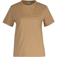 тениска,дамски,топове,gant,tonal,archive,shield,t,shirt,caramel,beige