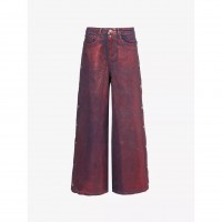 дамски,панталони,дамски,чорапогащи,и,клинове,amylynn,women,s,wren,foil,trainer,wide,leg,trousers,red