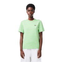 тениска,дамски,топове,lacoste,striped,t,shirt,flour,sorrel