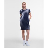 рокля,дамски,поли,и,рокли,barbour,otterburn,striped,midi,dress,navy