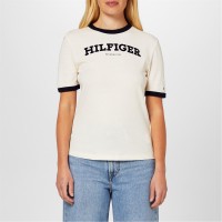 тениска,дамски,топове,tommy,hilfiger,women's,monotype,regular,fit,t,shirt,calico