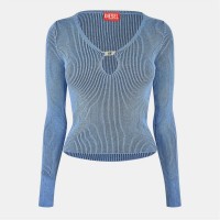 дамски,топове,diesel,m,teri,cut,out,top,light,blue