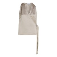 дамски,топове,calvin,klein,satin,halterneck,top,sand,pebble