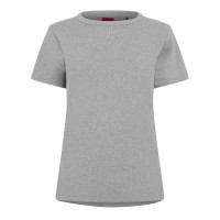 тениска,дамски,топове,hugo,women's,regular,fit,logo,t,shirt,medium,grey