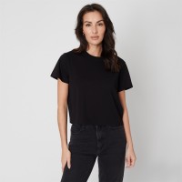 тениска,плажен,магазин,дамски,тениски,дамски,топове,дамски,горнища,размер+,дамски,облекла,размер,be,you,women's,boxy,regular,fit,t,shirt,black