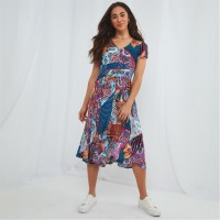 рокля,дамски,поли,и,рокли,joe,browns,joe,brown,multi,print,dress,multi