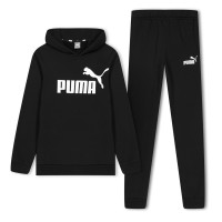дрехи,за,училище,разпродажба,puma,детски,екипи,puma,logo,hooded,sweat,suit,b,black,white