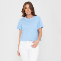дамски,тениски,дамски,топове,be,you,you,boxy,tee,pale,blue