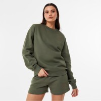 блуза,дамски,горнища,с,качулка,дамски,блузи,jack,wills,crew,sweatshirt,khaki