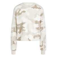 дамска,блуза,разпродажба,adidas,дамски,блузи,adidas,essentials,3,stripes,camo,print,cropped,sweatshirt,womens,alumina