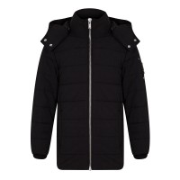яке,moose,knuckles,kids,cotton,long,sleeve,short,puffer,jacket,black,292
