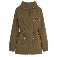 дамски,якета,и,палта,barbour,international,women's,alicia,waterproof,long,sleeve,rain,anorak,empire,green