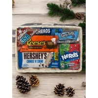 reeses,usa,candy,&amp;,chocolate,mix,hamper,white