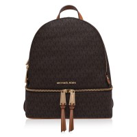 раница,всички,чанти,michael,michael,kors,rhea,zip,backpack,brown*