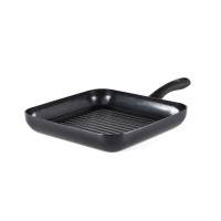 green,chef,greenchef,28cm,griddle,pan,square,diamond,healthy,pfoa,free,non,stick,black