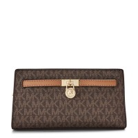 портмоне,всички,чанти,аксесоари,на,разпродажба,michael,michael,kors,women's,hamilton,cross,body,wallet,on,chain,brn,acrn
