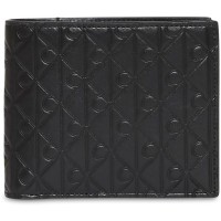 портмоне,портфейли,и,портмонета,мъжки,чанти,и,портмонета,calvin,klein,embossed,leather,billfold,wallet,with,coin,pocket,black