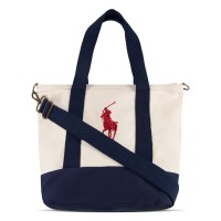 polo,ralph,lauren,kids,pony,tote,bags,wht,navy,bdf