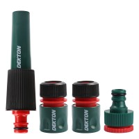 градина,/,на,открито,dekton,4,piece,hose,nozzle,kit,green