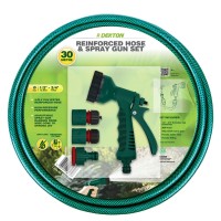 градина,/,на,открито,dekton,30,metre,reinforced,hose,spray,gun,set,green