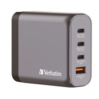 verbatim,140w,4,port,gan,wall,charger,black