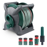 градина,/,на,открито,dekton,20m,hose,reel,cart,with,nozzle,kit,grey