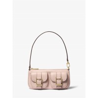 всички,чанти,аксесоари,на,разпродажба,michael,michael,kors,women's,zoe,small,signature,logo,shoulder,bag,soft,pink
