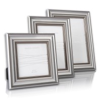 gallery,bisley,photo,frame,6x4in,(3pk),silver