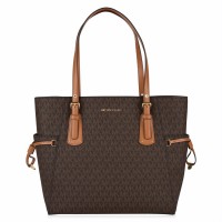 всички,чанти,аксесоари,на,разпродажба,michael,michael,kors,grained,leather,voyager,tote,bag,brown*