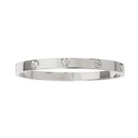подаръци,и,играчки,бижутерия,miso,motif,stainless,steel,bangle,silver
