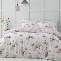 спално,бельо,и,комплекти,catherine,lansfield,reversible,duvet,cover,set,pink