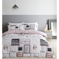 спално,бельо,и,комплекти,catherine,lansfield,dreams,reversible,duvet,cover,set,blush,pink