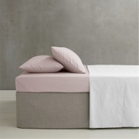 спално,бельо,и,комплекти,catherine,lansfield,iron,percale,combed,extra,deep,fitted,sheet,blush,pink