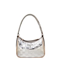 всички,чанти,аксесоари,на,разпродажба,michael,michael,kors,women's,jet,set,signature,chain,shoulder,bag,silver