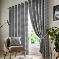 alan,symonds,cotswold,ring,top,lined,curtains,pair,silver