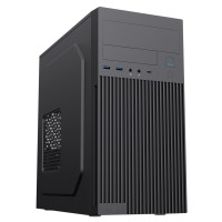 cit,mentor,micro,atx,office,pc,case,with,usb,type,c,and,80mm,rear,black,fan,included,black