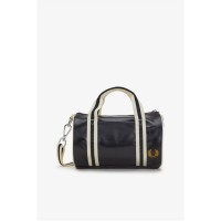сак,всички,чанти,аксесоари,на,разпродажба,fred,perry,unisex,adults,mini,barrel,holdall,black,ecru,d57