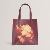 ted,baker,floral,graphic,small,icon,tote,bag,wine