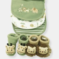 nursery,time,bib,boot,set,bb62,lion,giraffe