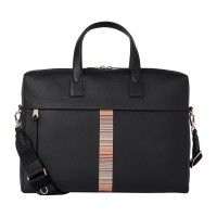 аксесоари,на,разпродажба,paul,smith,men's,leather,folio,laptop,bag,black