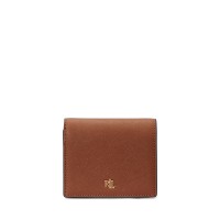 дамско,портмоне,lauren,by,ralph,lauren,women,s,compact,trifold,leather,billfold,wallet,lauren,tan