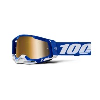облекло,за,колоездене,100,percent,racecraft,mirror,mtb,goggles,blue,gold