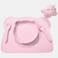 cute,and,co,&amp;,co,baby,silicone,dinner,set,pink