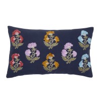 аксесоари,на,разпродажба,joules,joules,chamomile,cotton,cushion,navy