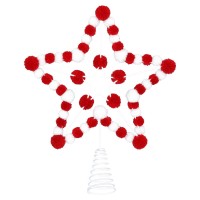 коледни,опаковки,и,декорации,аксесоари,на,разпродажба,gisela,graham,gisela,tree,topper,5,99,pom,pom