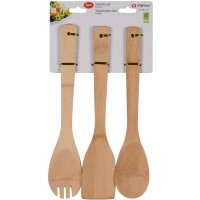 alpina,alpina,spatula,fork,spoon,29.5cm,kitchen,tools,wood