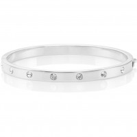 бижутерия,kate,spade,set,in,stone,hinged,bangle,crystal,silver