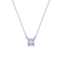 бижутерия,swarovski,women's,matrix,pendant,blue,rhs