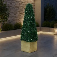 градина,/,на,открито,streetwize,artificial,topiary,solar,powered,obelisk,design,green